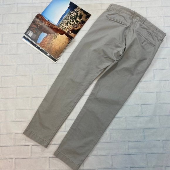 J. Crew Broken In Grey Chino Pants Bottoms - Picture 5 of 10